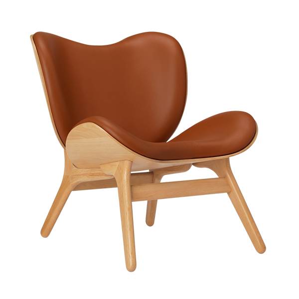 Umage   Conversation Piece Lav Oak Cognac Læder  : Erling Christensen Møbler