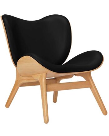 Umage   Conversation Piece Lav Oak Sort Læder  : Erling Christensen Møbler