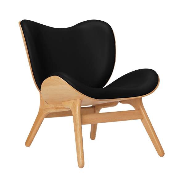 Umage   Conversation Piece Lav Oak Sort Læder  : Erling Christensen Møbler