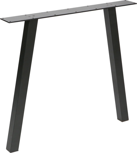 Understel Bordben Til Plankebord Woood Tablo  -leg Mat Sort Metal H72ã B79ã D10 Cm