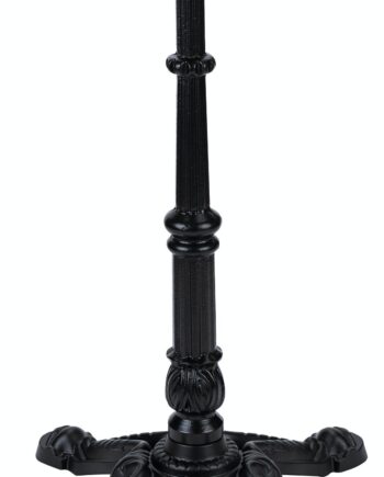 Understel Til Cafébord Nielsen Design Alfred   Sort Pulverlakeret Jern  Bordben H72   B52   L52 Cm