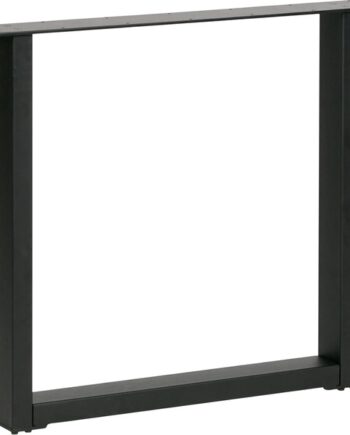Understel Til Plankebord Woood Tablo  -formet Metal Sort 72ã 79ã 10 Cm