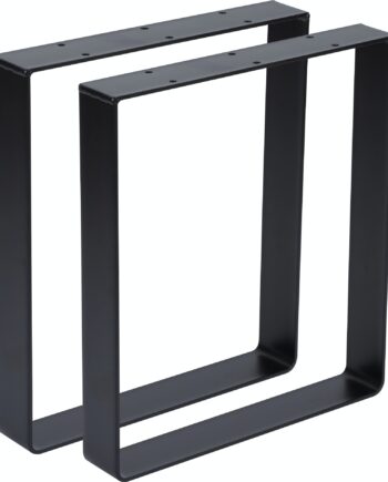 Understel Til Sofabord Nielsen Design Walter   Sort Pulverlakeret Metal H40x6x35 Cm