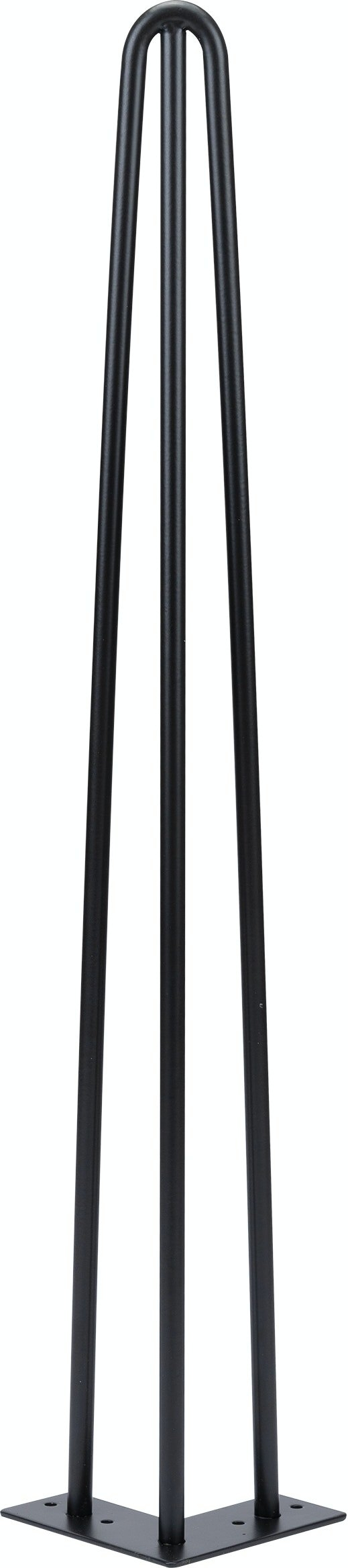 Understel Til Spisebord Nielsen Design Elias  -rods Hairpin-ben Sort H71   Cm Pulverlakeret Metal
