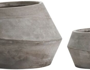Urtepotte House Doctor Mysa ø37   H24 Cm Cement Natur