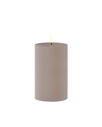 Uyuni Lighting Led Pillar Udendørs Bloklys H15 Cm Sandstone  : Erling Christensen Møbler