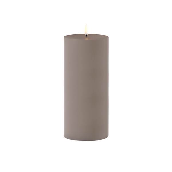 Uyuni Lighting Led Pillar Udendørs Bloklys H20 Cm Sandstone  : Erling Christensen Møbler