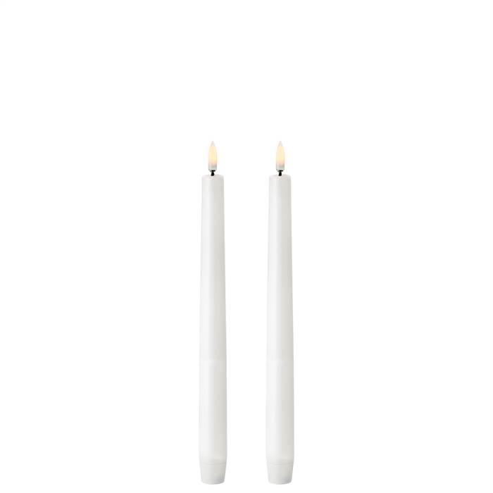 Uyuni Lighting Led Taper Kronelys H25 Cm  -pak Nordic White  : Erling Christensen Møbler