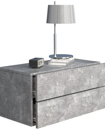 Vægbord   Natbord   Sengebord     30      60      32 Cm  Betongrå