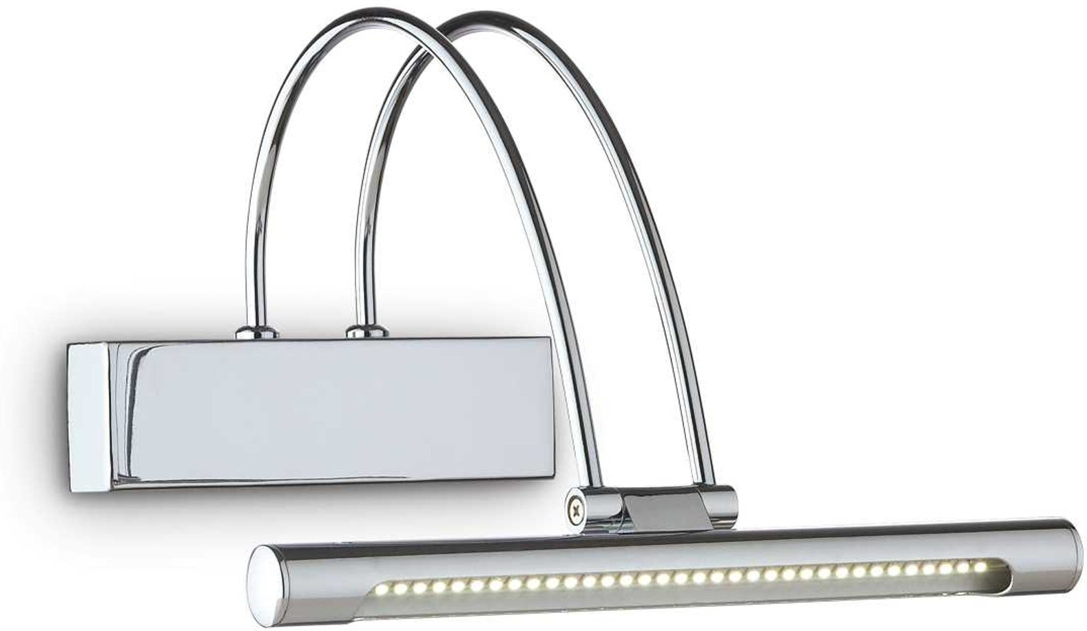 Væglampe Ideal Lux Bow Led-væglys Krom 200 Lm 3000