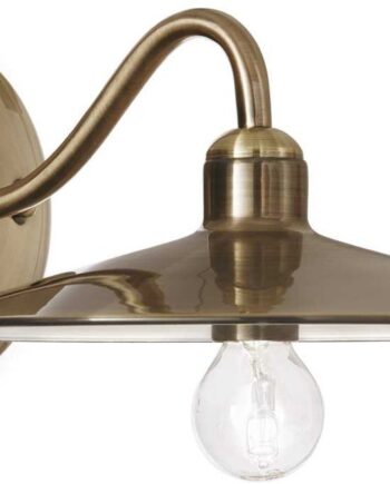 Væglampe Ideal Lux Cantina Antik Messing Metalramme 29ã 25ã 15 Cm