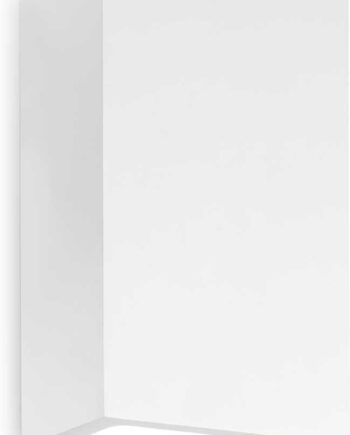 Væglampe Ideal Lux Flash Gesso Hvid Gips Minimalistisk Design 18x7x11 Cm G9 Ip20