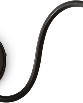 Væglampe Ideal Lux Focus Med Fleksibel Arm ø100 Mm B280 550 Mm Sort Integreret Led 3w 210 Lm 3000
