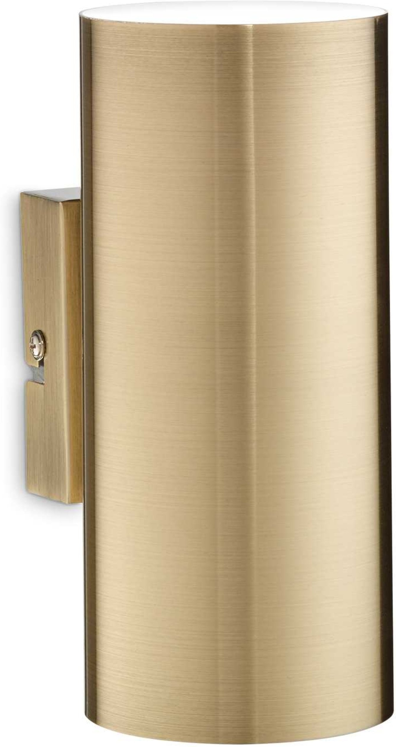 Væglampe Ideal Lux Look Indendørs Brændt Metal 18x8x11 Cm Inkl  Gu10-pære