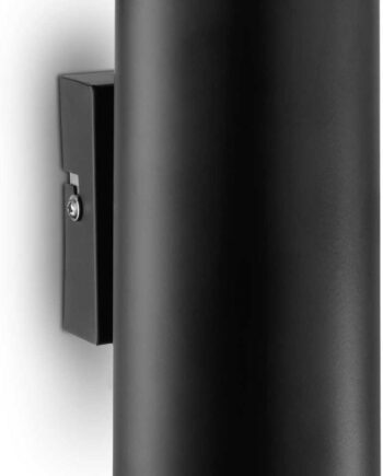 Væglampe Ideal Lux Look   Sort Metal Væglys  Kompakt Design  2x Gu10 480 Lm 3000    Ip20