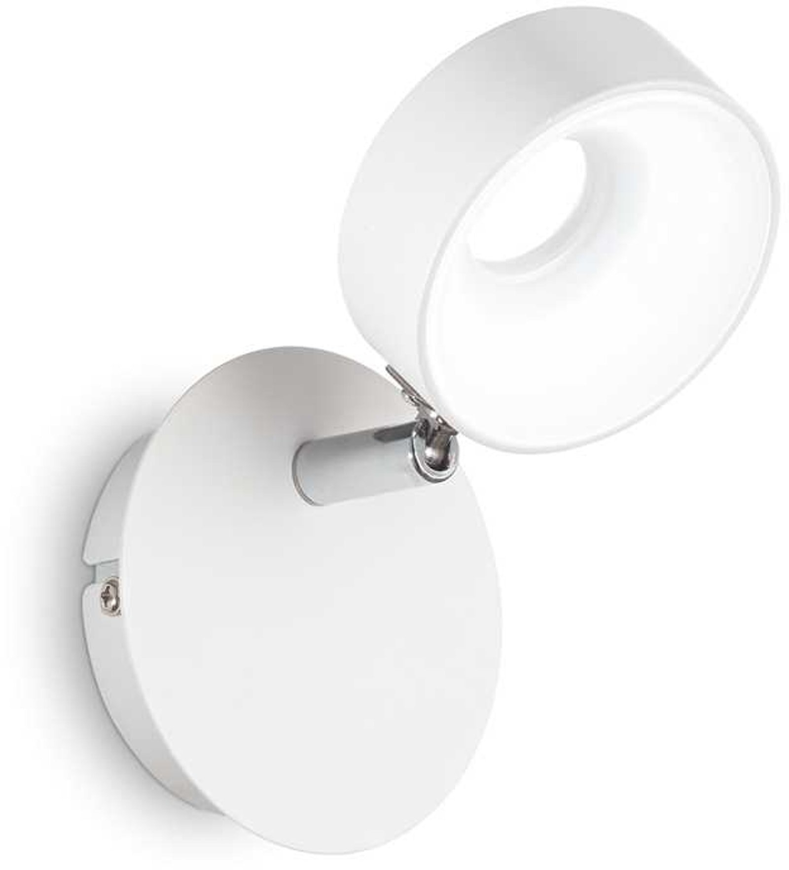 Væglampe Ideal Lux Oby Led-armatur Mat Hvid ø8   H10 Cm 550 Lm 3000k