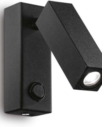 Væglampe Ideal Lux Page   Led 210 Lm 3000   Sort Metal Med Justerbar Diffuser