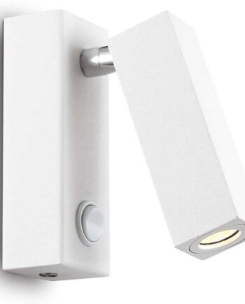 Væglampe Ideal Lux Page Led 3w 3000k H11xb4xl15 Cm Hvid Metal