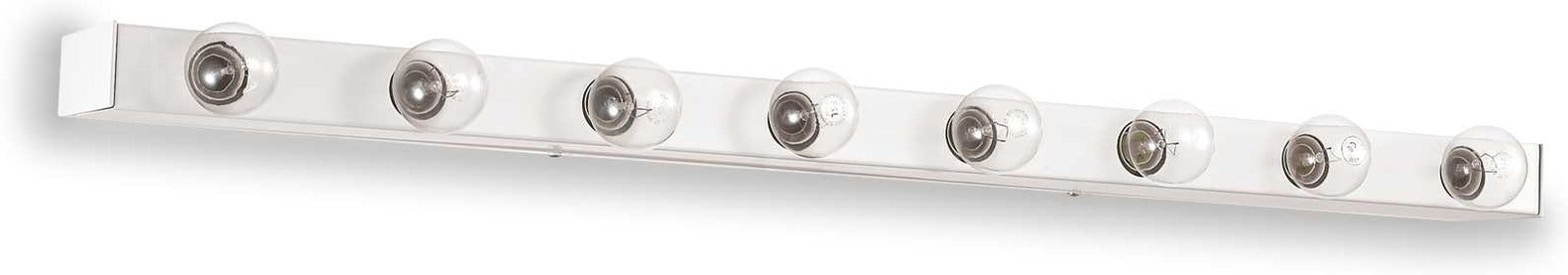 Væglampe Ideal Lux Prive Hvid Metal L80   Cm 8xe14