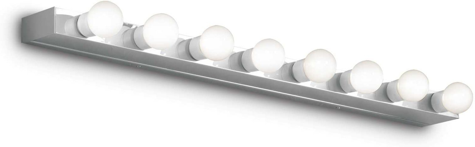 Væglampe Ideal Lux Prive   Krom  Metalhus Til     E14-pærer  L80   Cm   Vægbelysning