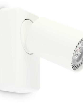Væglampe Ideal Lux Rudy  Hvid Metal ø55 Mm  Gu10 Indendørsbelysning Ip20 Inkl  Pære
