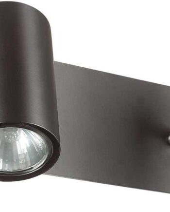 Væglampe Ideal Lux Spot   Sort Metal Vægarmatur  2xgu10  36   Cm  Ip20