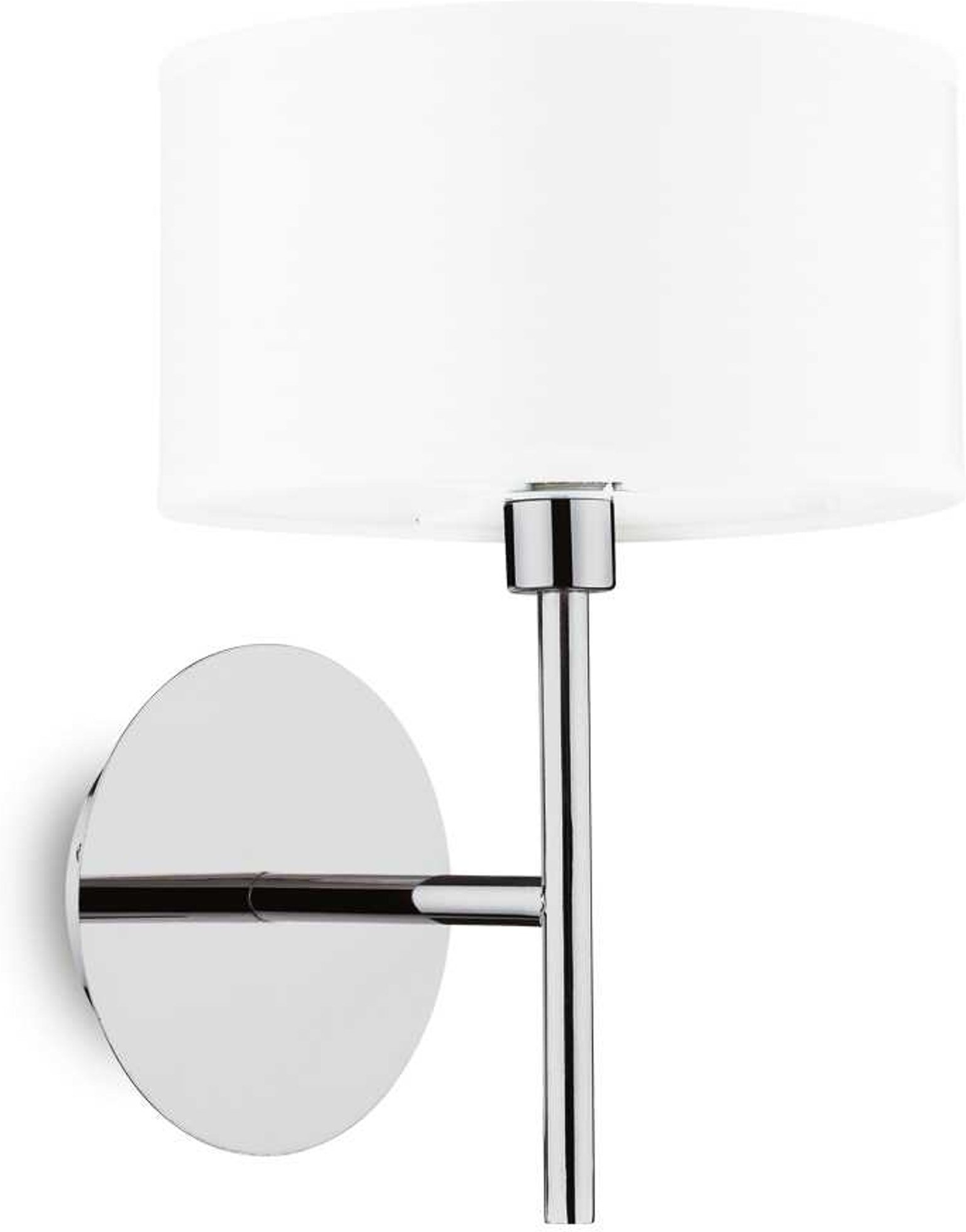 Væglampe Ideal Lux Woody Hvid Krom G9 Led ø18 Cm