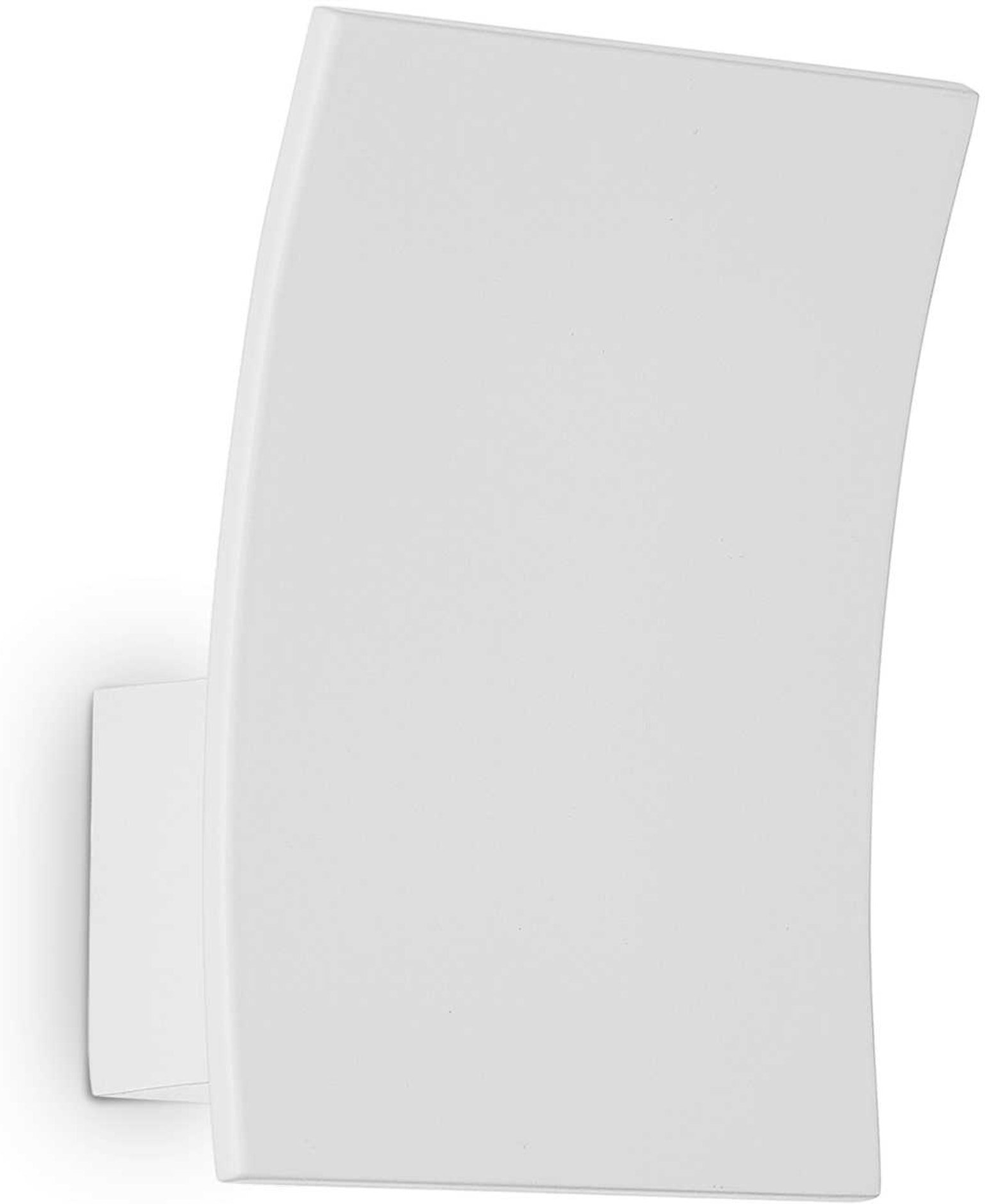 Væglampe Indendørslampe Ideal Lux Fix Mat Hvid Metal Med Integreret Led 420 Lm 3000     15ã 7ã 10 Cm