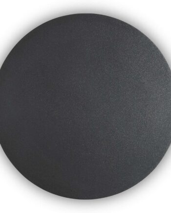 Væglampe Væglys Ideal Lux Cover ø20     Cm Sort Aluminium Integreret Led 11w 1100 Lm 3000k Ip20