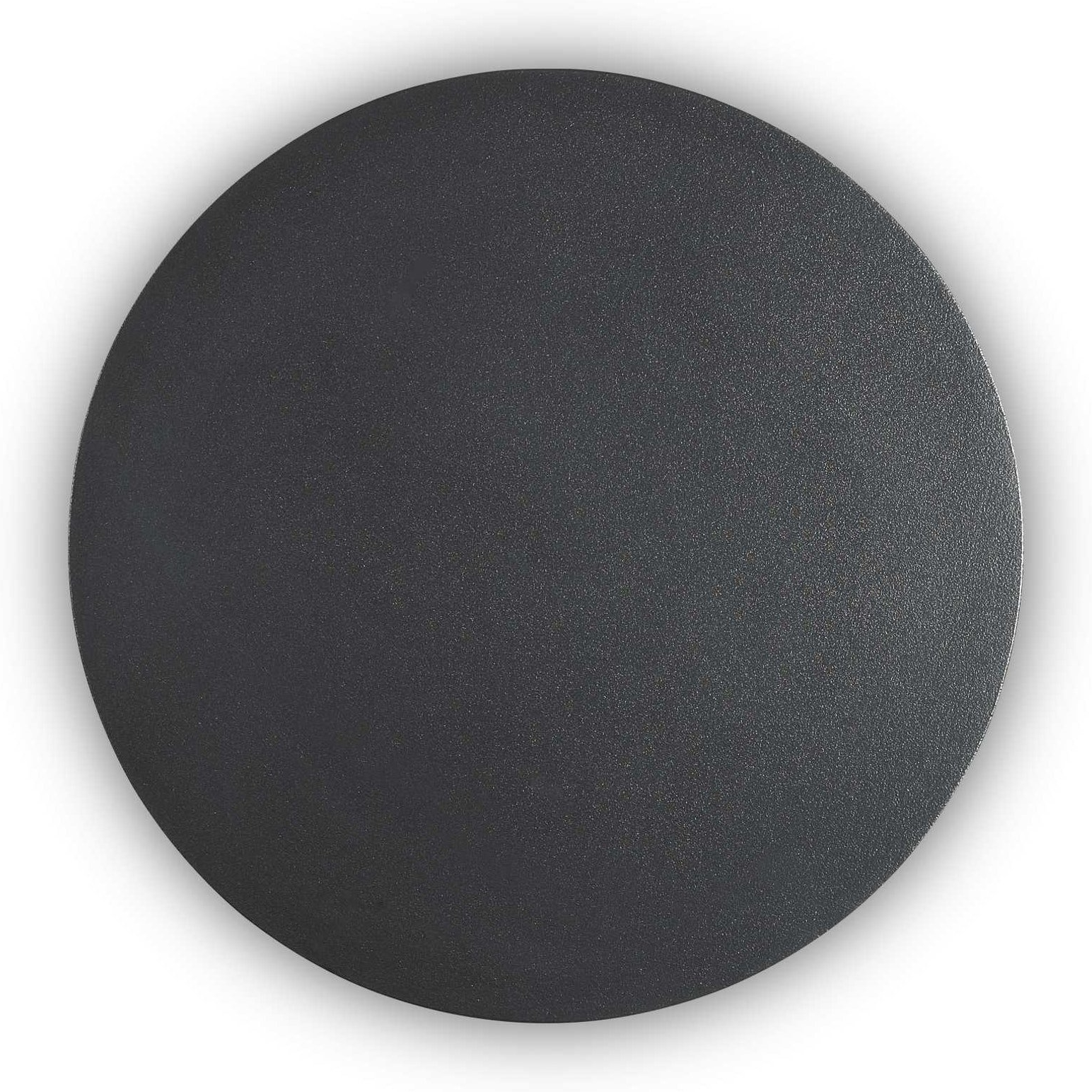 Væglampe Væglys Ideal Lux Cover ø20     Cm Sort Aluminium Integreret Led 11w 1100 Lm 3000k Ip20