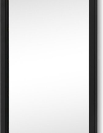 Vægspejl Spinder Design Senza Rektangulært Fuldfigurspejl 185ã 46 Cm Sort Stålramme