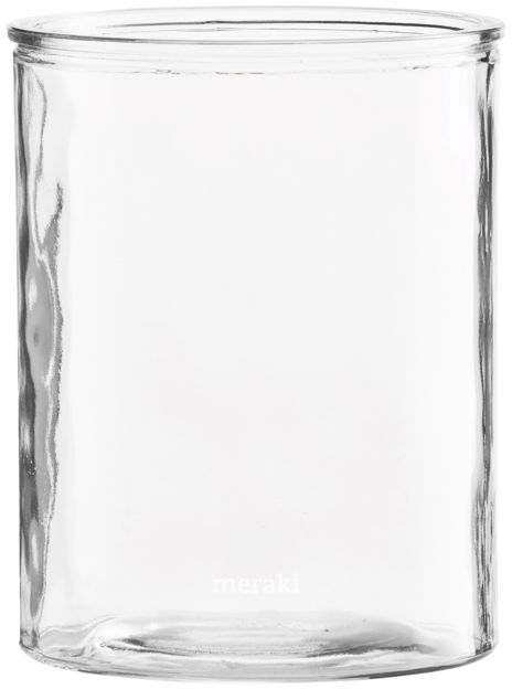 Vase Meraki Cylinder Klar Glas ø12     H15 Cm   Opbevaringskrukke