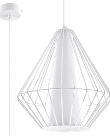 Vedhæng Lampe Demi Hvid