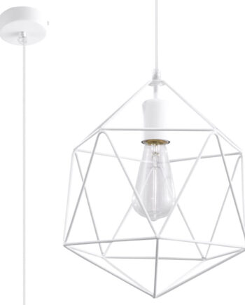 Vedhæng Lampe Gaspare Hvid