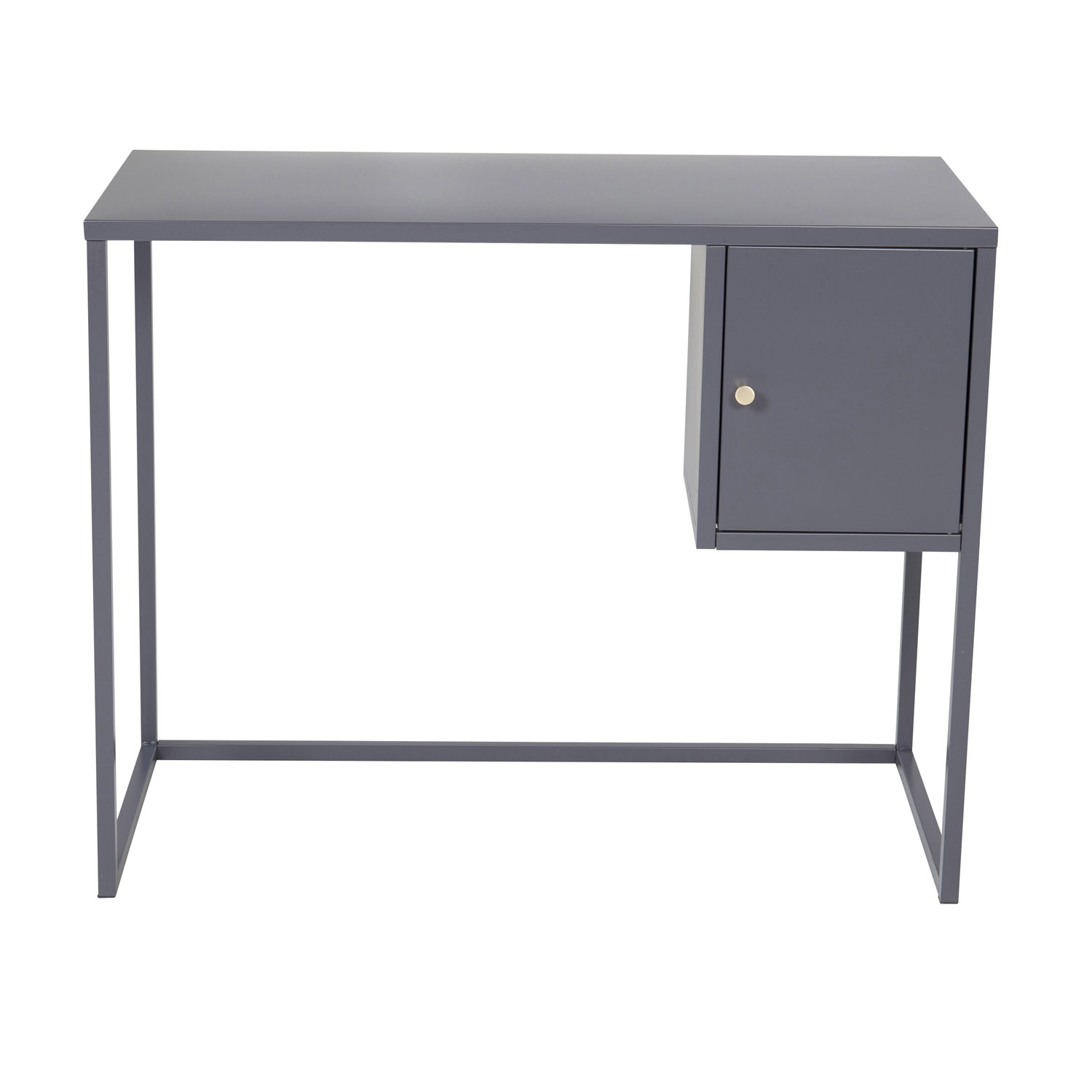 Venture Design Bakal Skrivebord Låge Lysegrå Stol 95x45