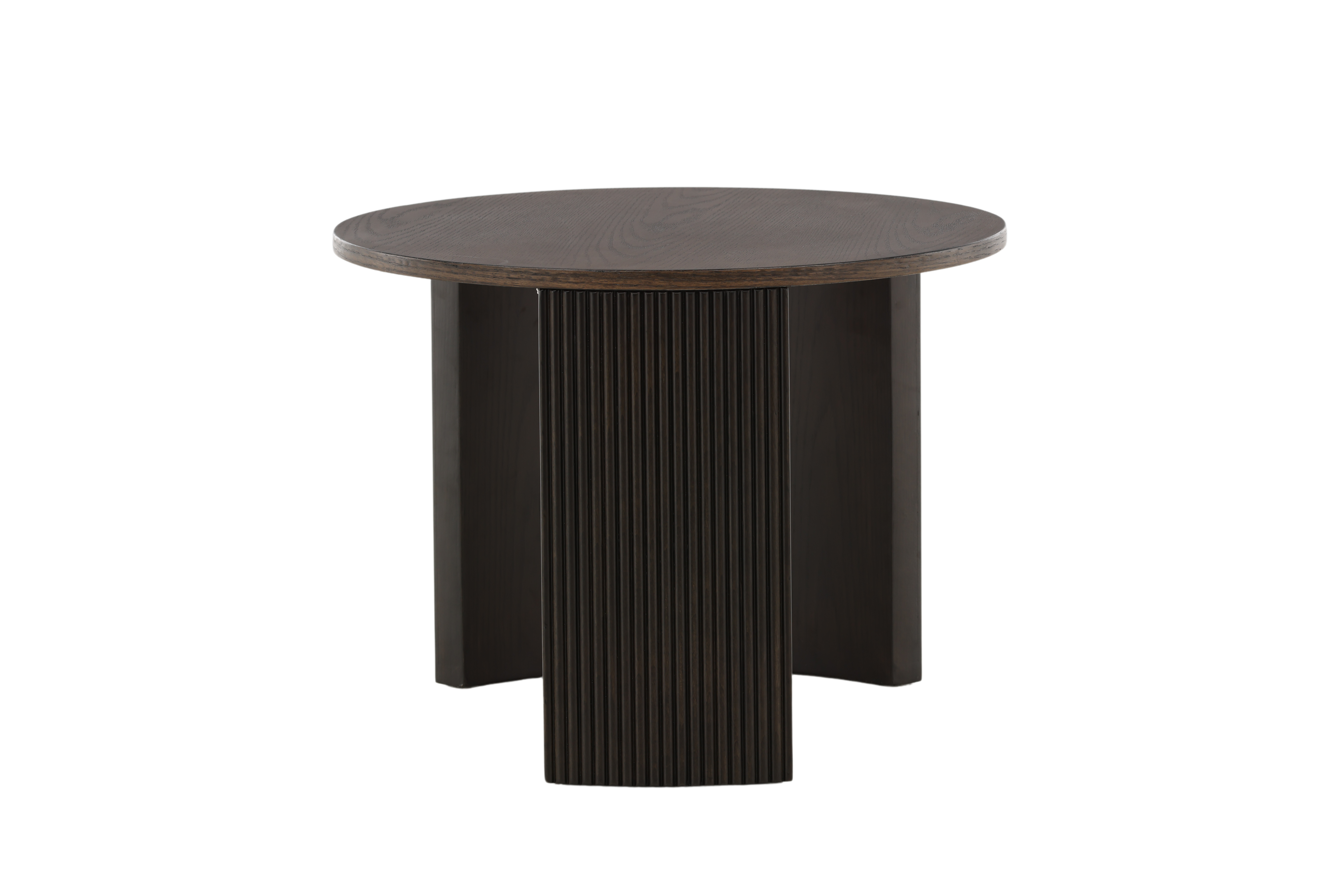 Venture Design Bristol Sofabord  Rund Mokka Mdf Askefinér  ø60