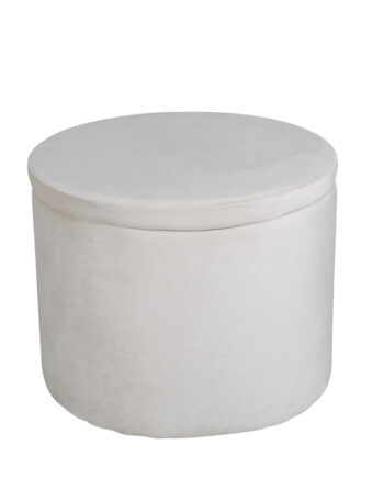 Venture Design Dunken Puf     Opbevaring  Cylinder Beige Bamsestof Polyester  ø51