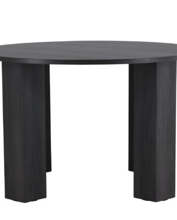 Venture Design Juno Spisebord Rund  Mdf Med Sort 3d-papir  ø120x75