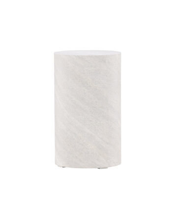 Venture Design York Sidebord  Rund Grå Betonlook Mdf  ø30