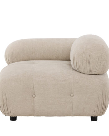 Venture Home Mika Modulsofa  Hjørne  Højre Beige Polyester Og Plastik