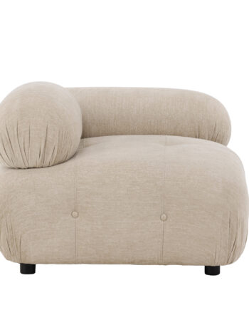 Venture Home Mika Modulsofa  Hjørne  Venstre Beige Polyester Og Plastik
