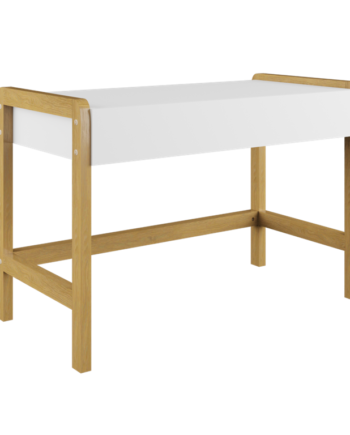 Victor Børneskrivebord       Skuffe Hvid Laminat Og Natur Eg  100x60