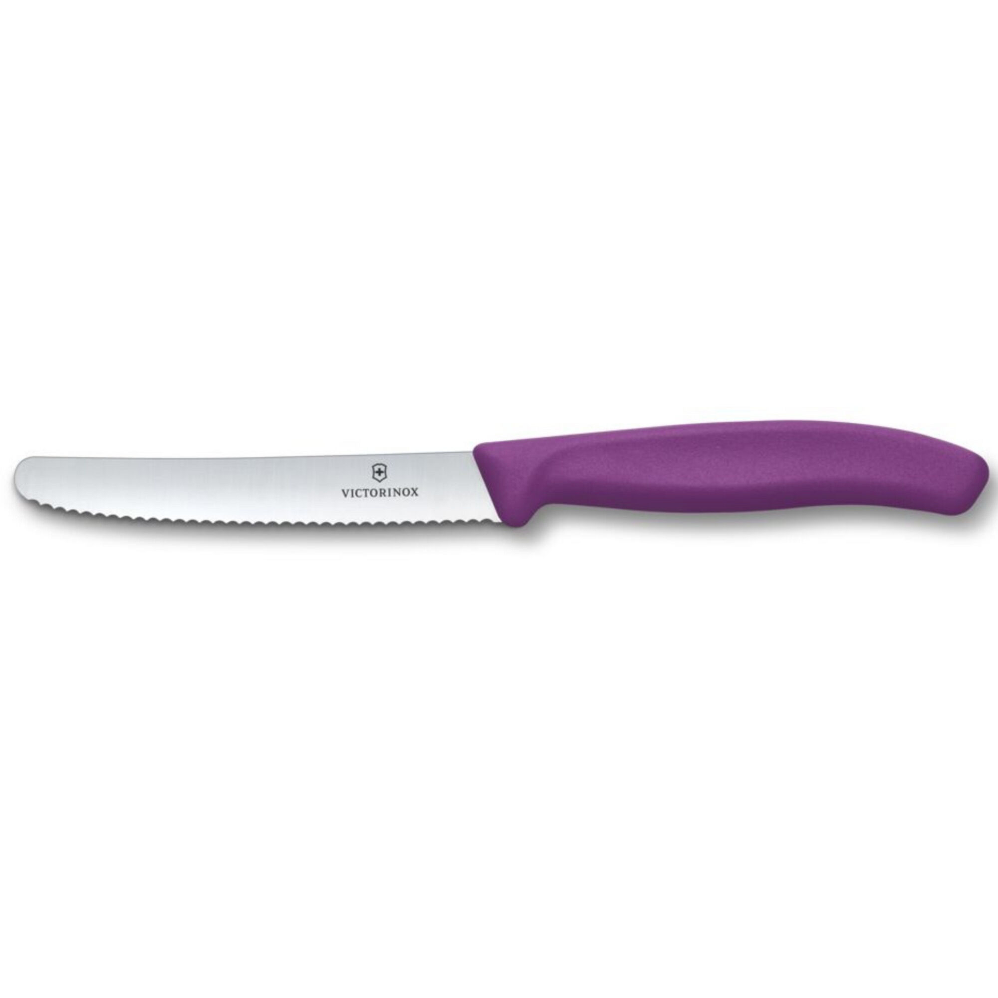 Victorinox Swish Classic Tomatkniv Savtakket 11 Cm  Lilla
