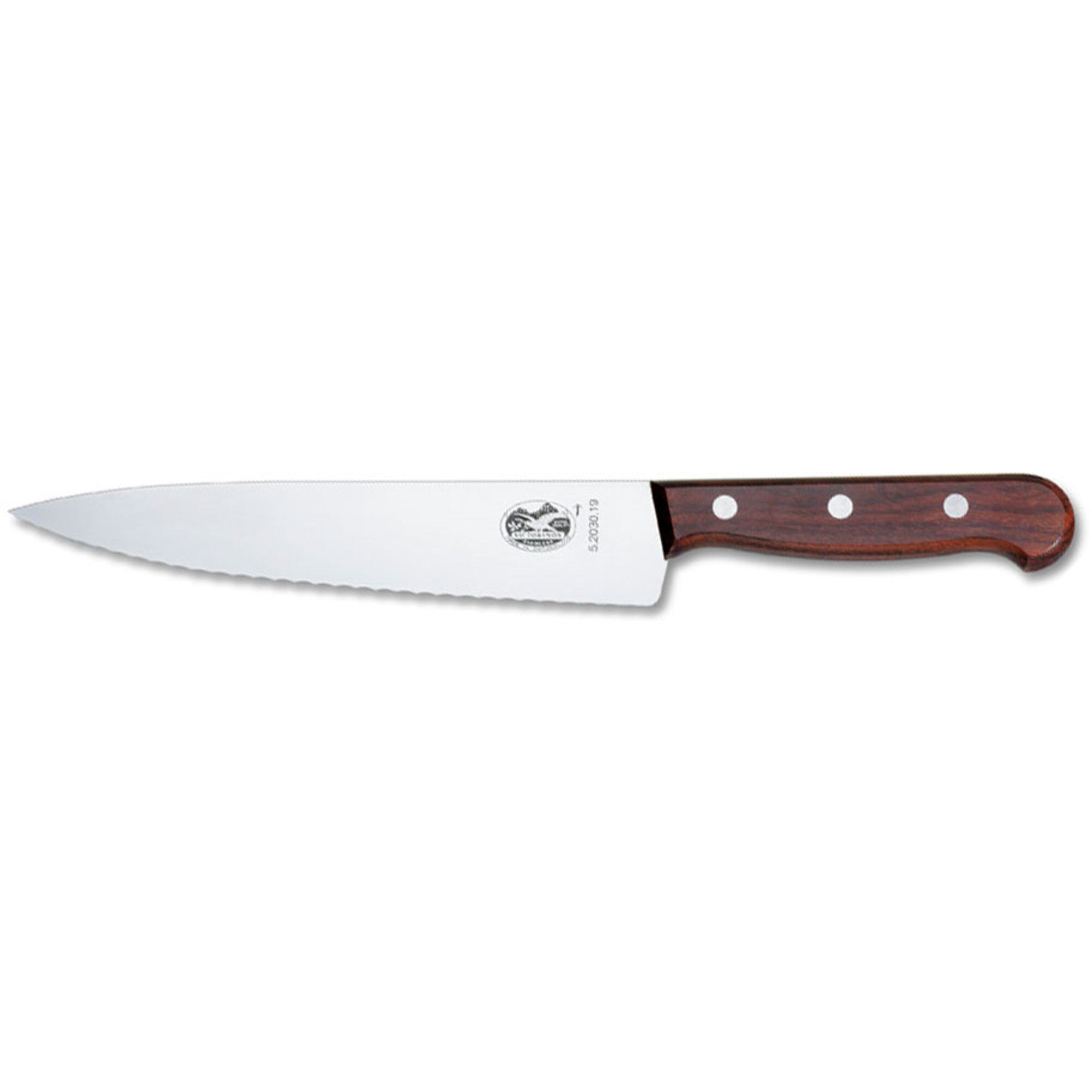 Victorinox Takket Kokkekniv 22 Cm  Wood