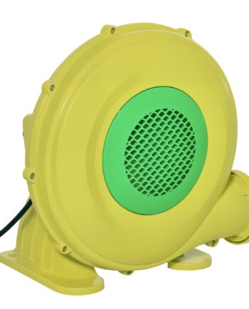 450w Elektrisk Luftpumpe  Oppusteligt Slot  Kontinuerlig Blæser  Let  Bærbar  Til Oppusteligt Legetøj  Abs  Gul Grøn  35   26   33   Cm