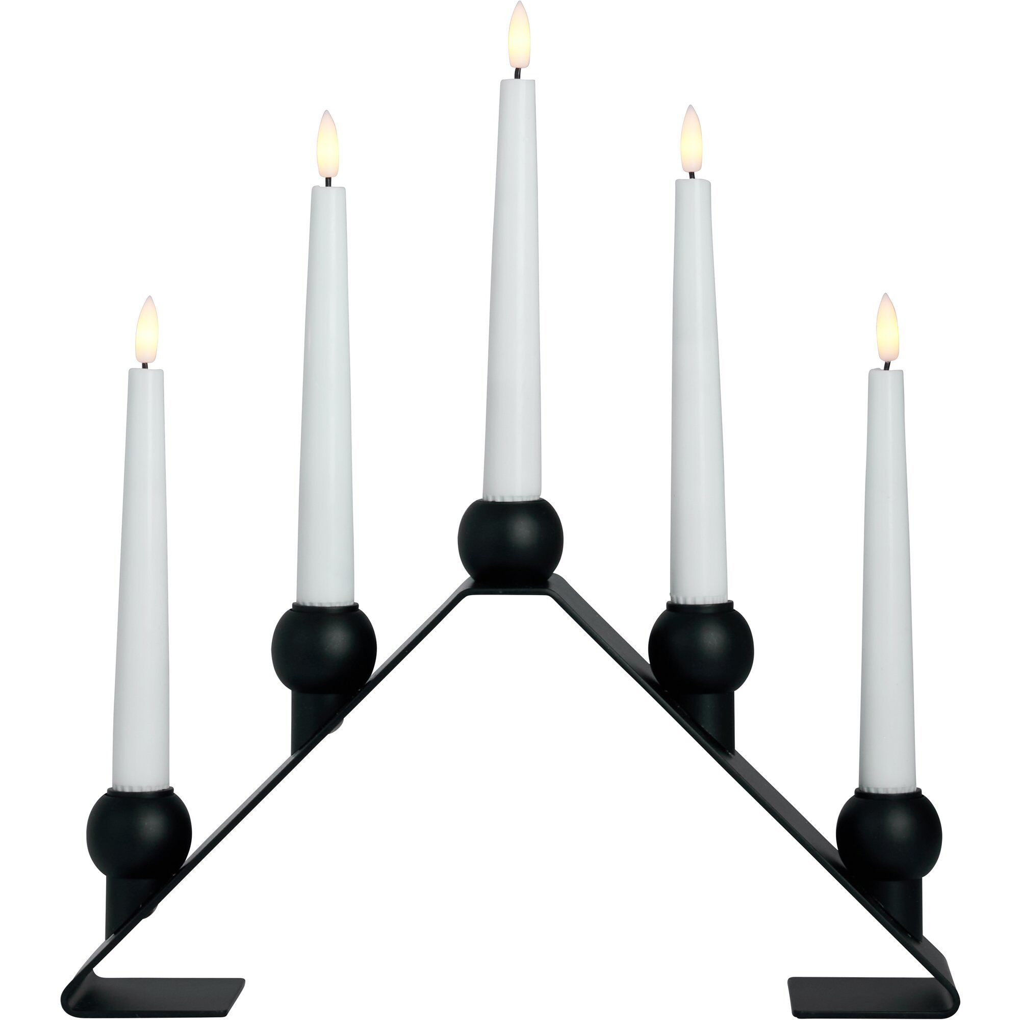 Watt Veke Luna Adventslysestage  Sort