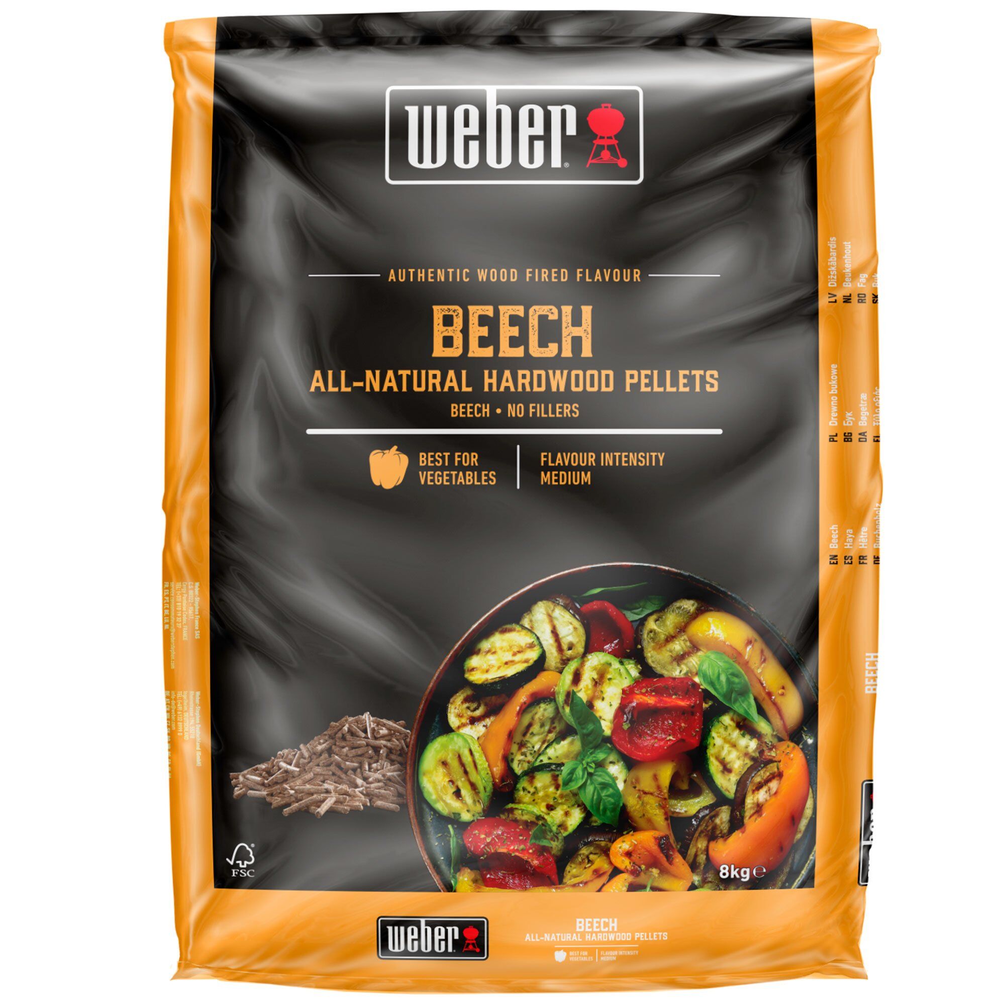 Weber Træpiller Bøgetræ Kg