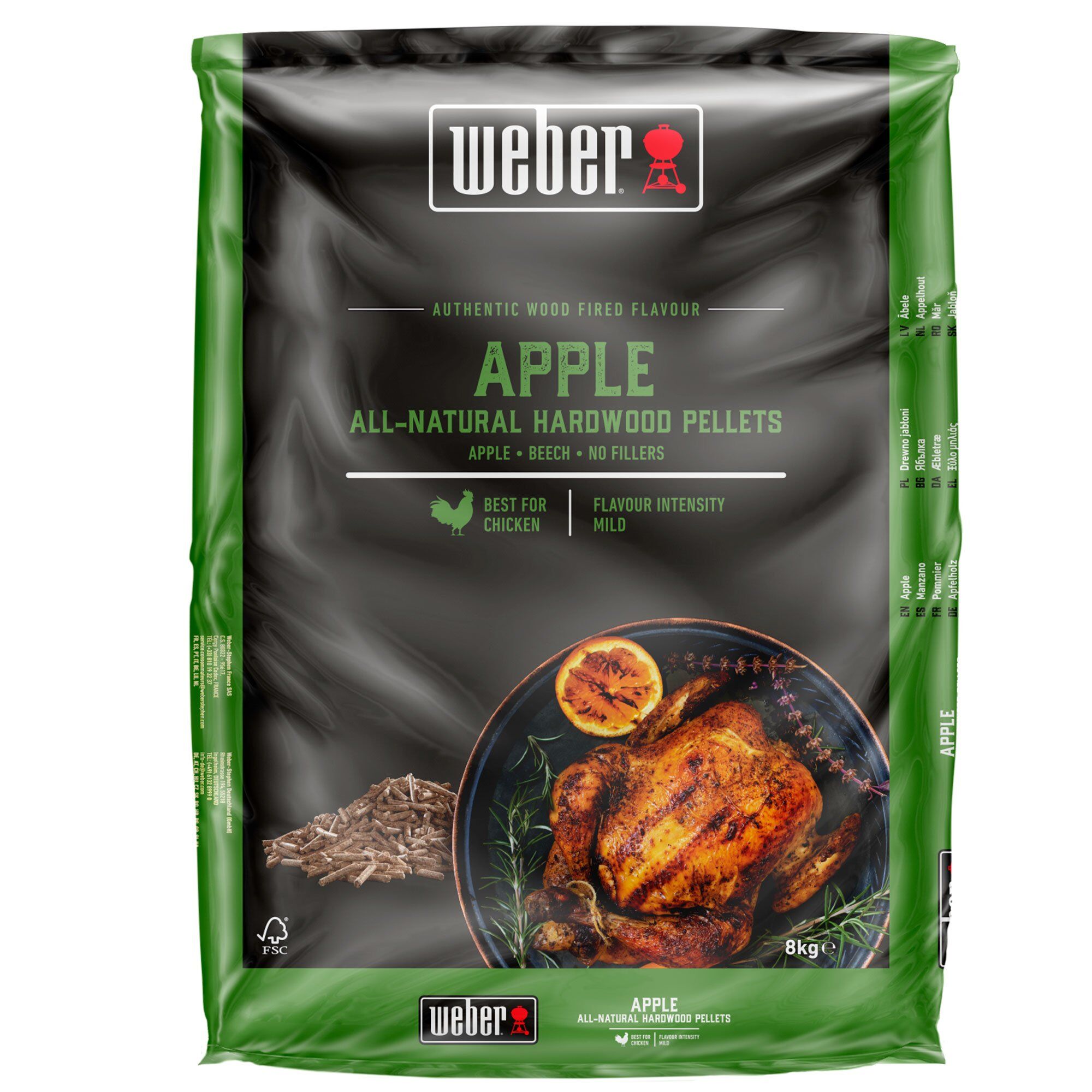 Weber Træpiller æbletræ Kg