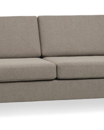 Wendy     Pers  Sofa Antelope Beige Polyester Stof Og Børstet Aluminium