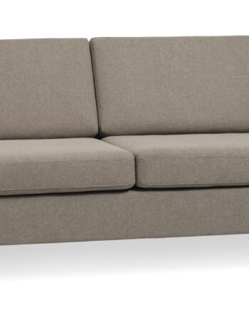 Wendy     Pers  Sofa Antelope Beige Polyester Stof Og Natur Træ